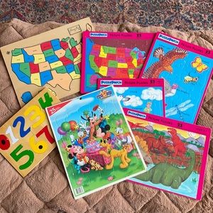 Bundle of 7 puzzles